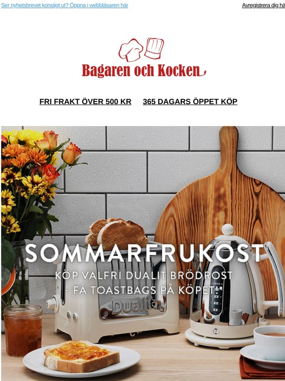 Bagaren Och Kocken Nyhetsbrev