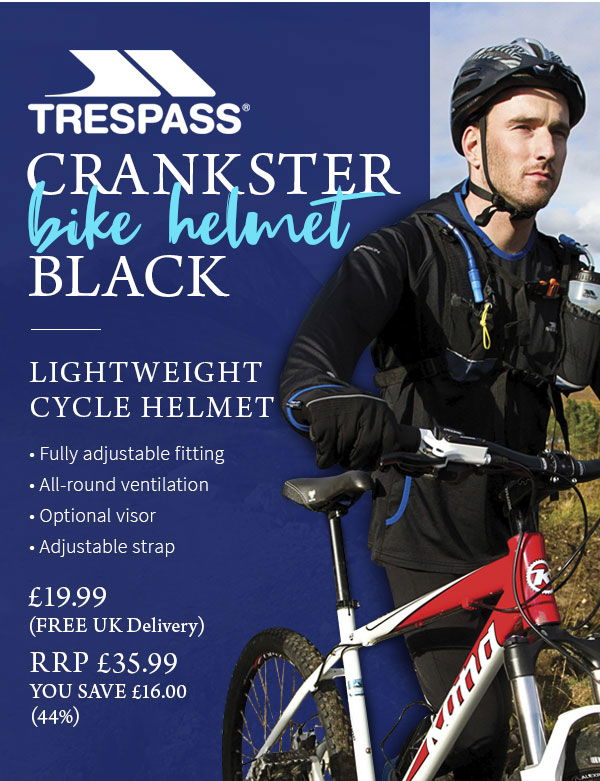 trespass bike helmet