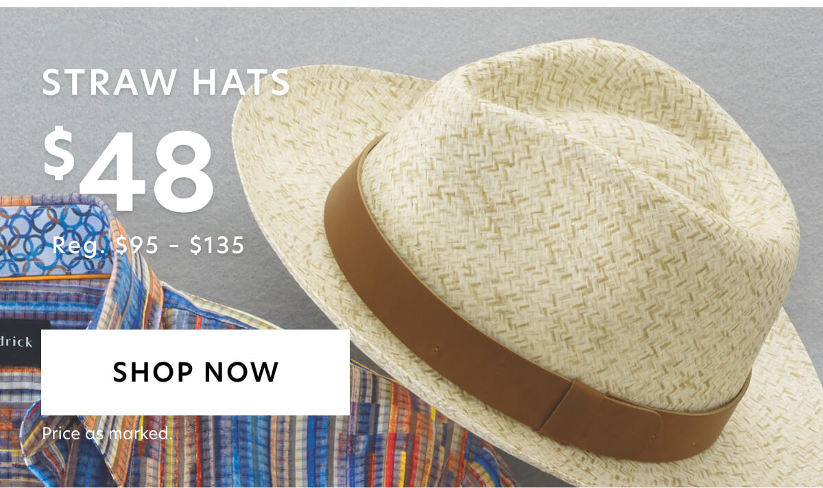 Paul fredrick straw hats Clearance