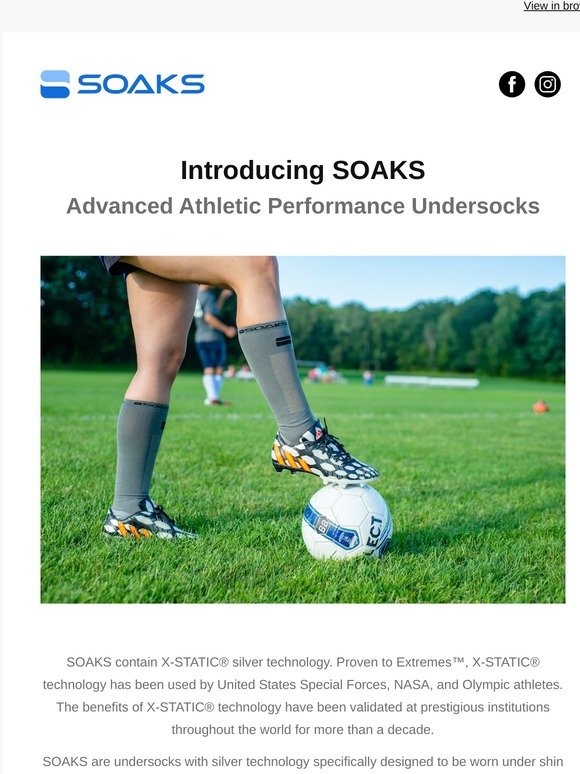 Introducing Silver Soaks - Superior Athletic Technology for your Athletes