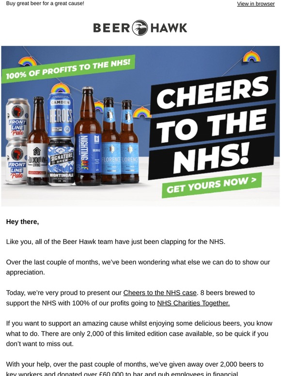 Beer Hawk Cheers to our heroes 🌈 Milled