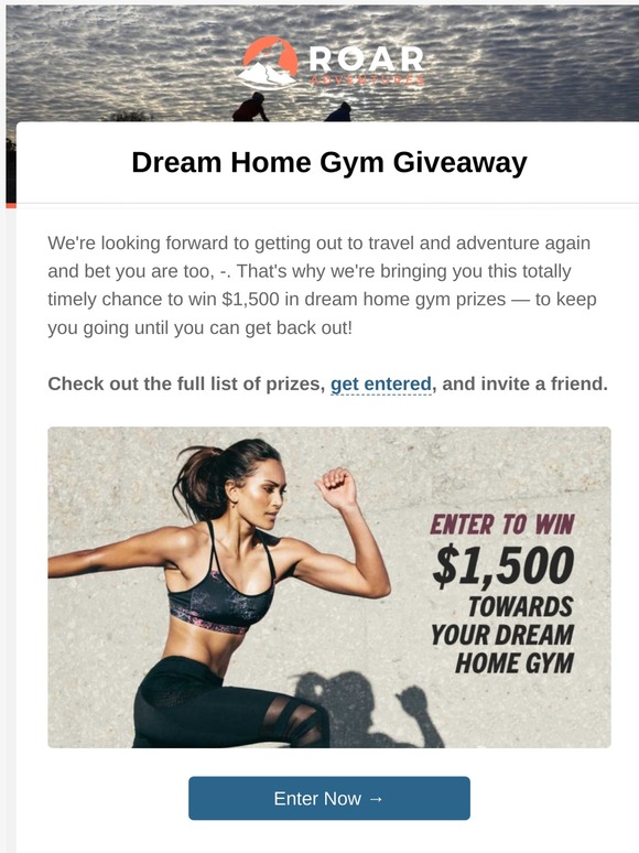 Dream Home Gym Giveaway 💪🏆