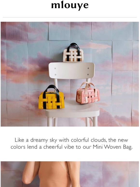 New Spring Colors of Mini Woven Bag