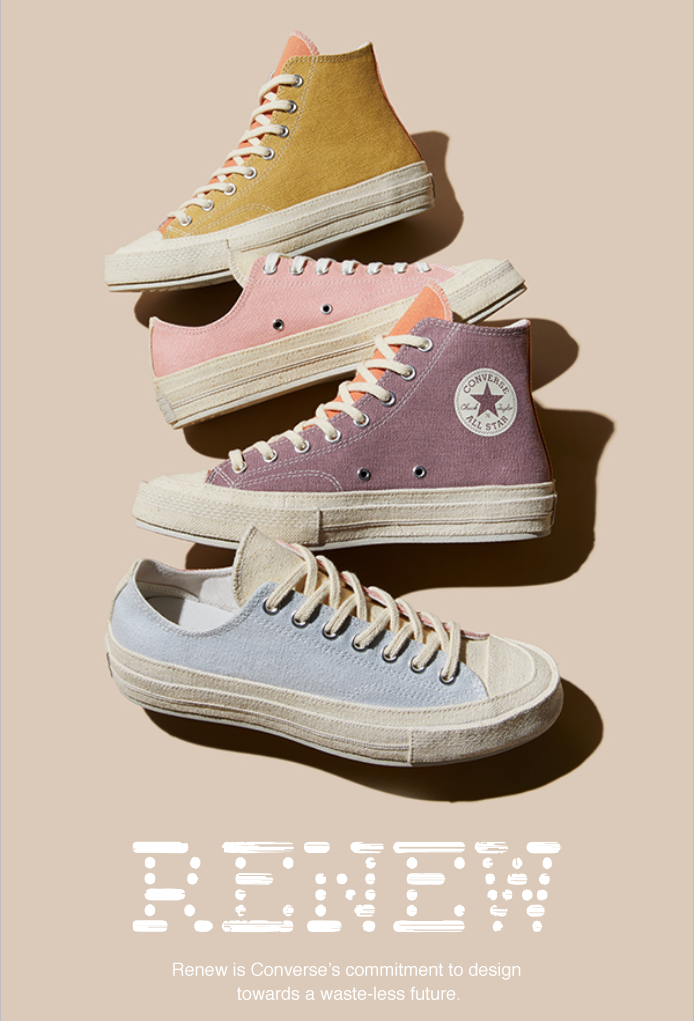 converse recyclé