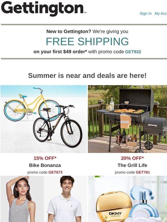 15% OFF bikes and accessories is happening now!