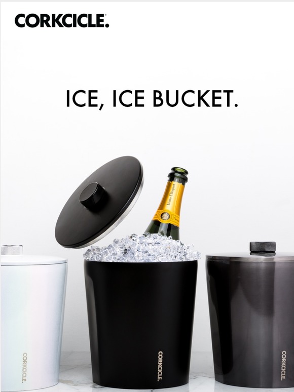 CORKCICLE Cool Down with Ice Bucket. Milled