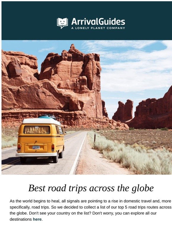Best road trips across the globe 🚐