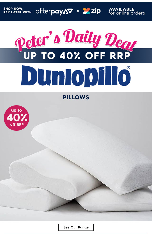 dunlopillo memory foam pillow