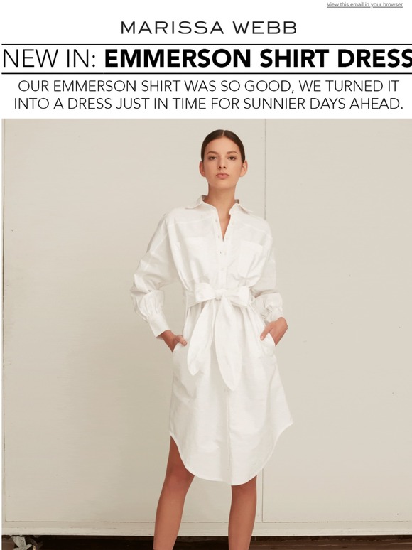 marissa webb emmerson shirt dress