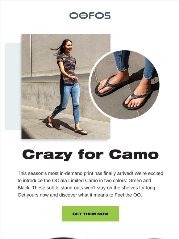 camo oofos