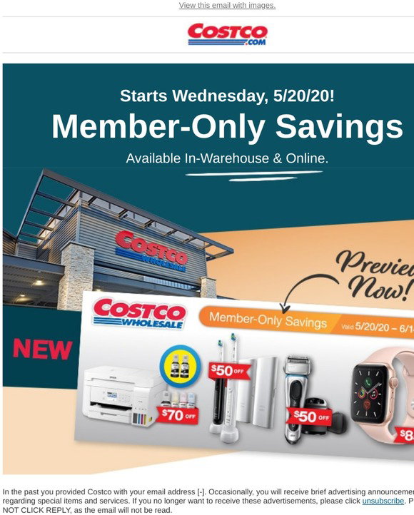 Costco Preview JustReleased May Savings Book NOW! Starts Wednesday 5/