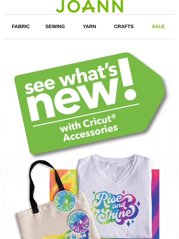 JoAnn Fabric and Craft Store New accessories from Cricut inspire new