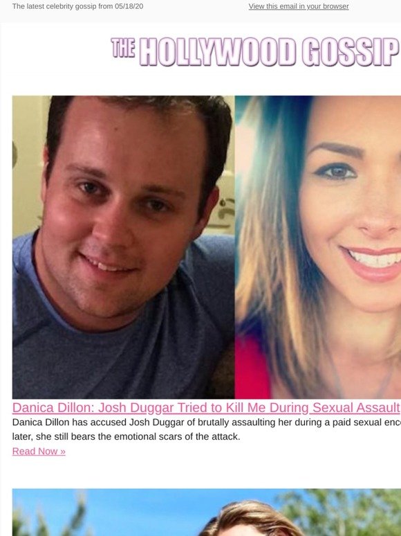 The Hollywood Gossip Danica Dillon Josh Duggar Tried To Kill Me During Sexual Assault Milled 