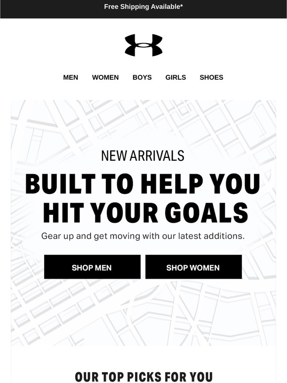 Under Armour 💪Here’s everything you need to hang (tough) in there🏠