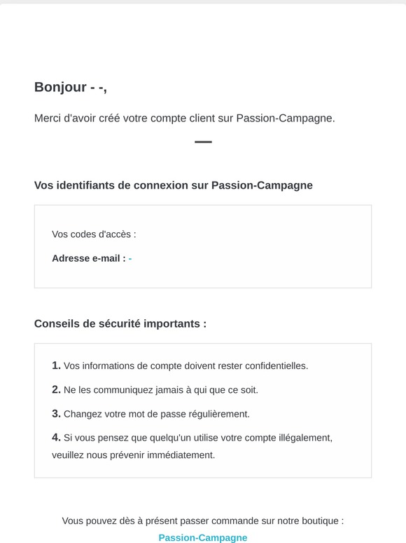 [Passion-Campagne] Bienvenue !