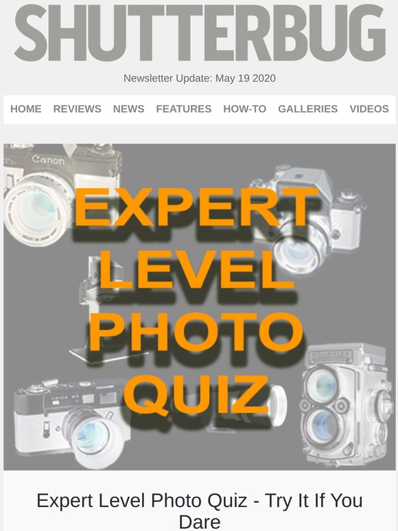 Shutterbug eNewsletter: 10 Scrumptious Food Hacks; Landscape Sharpening Mistakes to Avoid; How to Capture Empty Street Scenes…
