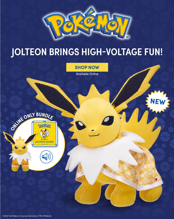 build a bear pokemon jolteon