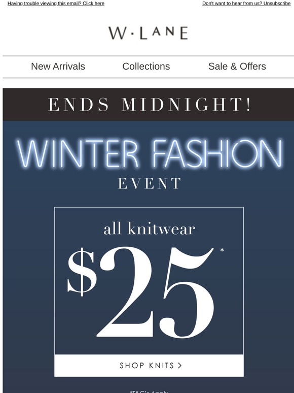 w lane knitwear