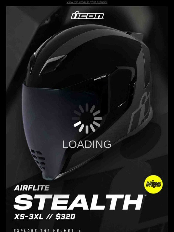 Icon: The Airflite Stealth™ Helmet With MIPS Brain Protection