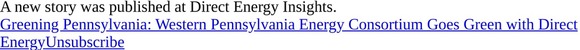 Direct Energy Online Media Center news alerts