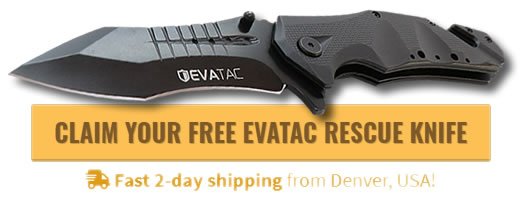 EVATAC VINDICATOR Full Tang Double Edge Fixed Blade Dagger with 600D Nylon  sheath for outdoor, tactical, survival and EDC- - Amazon.com