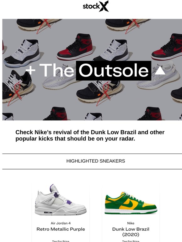 dunk low brazil stockx