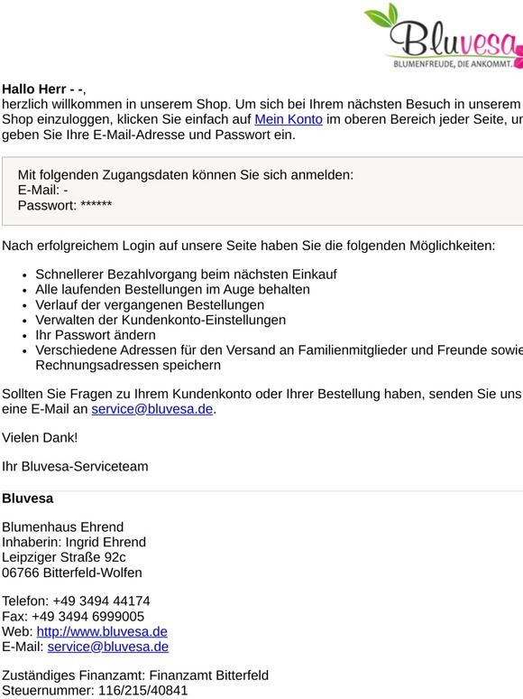 Herzlich Willkommen Herr --