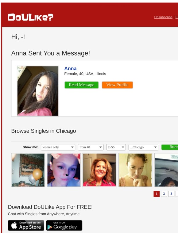 Online Dating Anna Sent You a Message! Milled