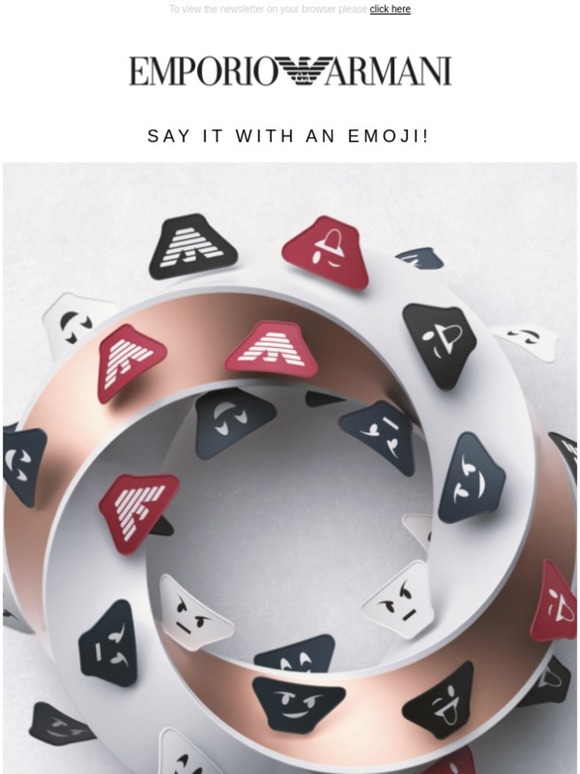 Armani: Express your mood with Emporio Armani Emojis | Milled