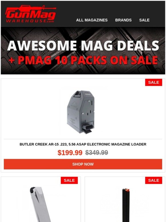 GunMag Warehouse Awesome Mag Deals + PMAG 10 Packs On Sale Milled