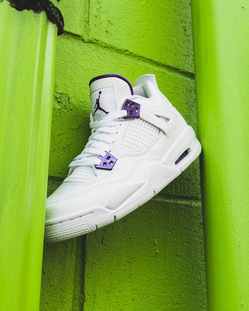 air jordan 4 retro purple metallic foot locker