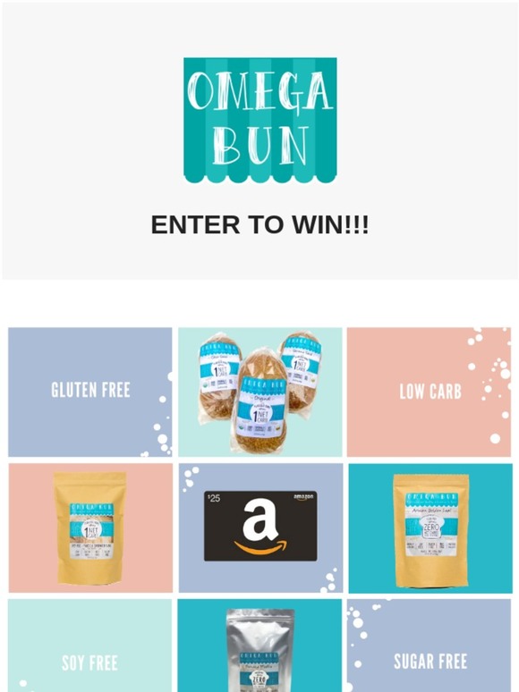 FREE BUNS and an Amazon Gift Card?! Follow us to WIN!!!