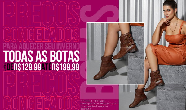constance: 👢 Botas a partir de R$ 129,99 Venha conferir! | Milled