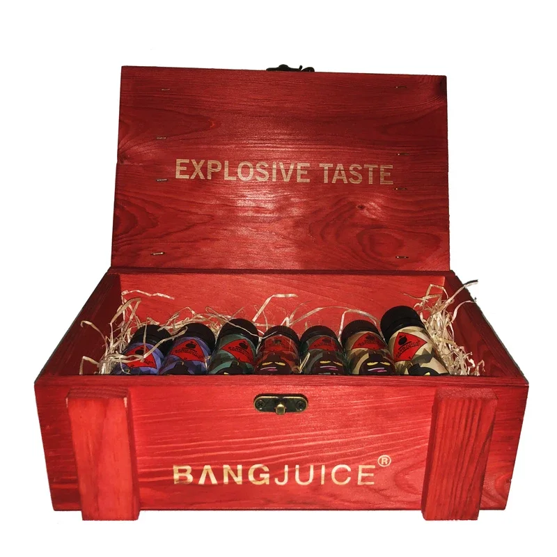 BangJuice® Holzbox Lasered - Rot - Limited Edition