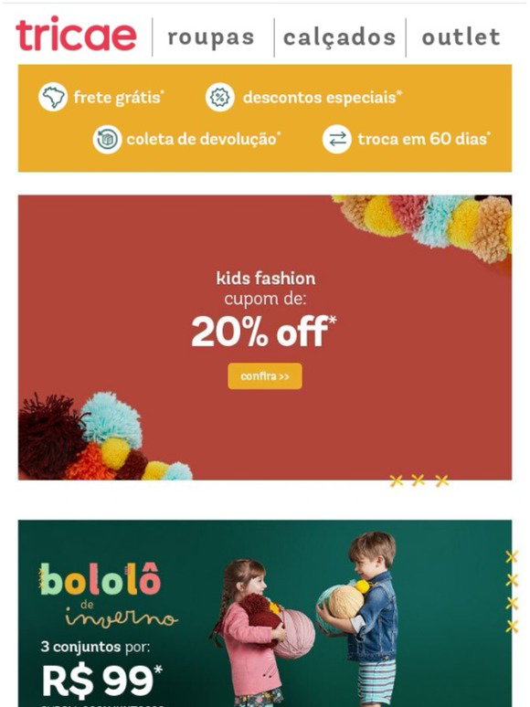 Tricae BR Email Newsletters: Shop Sales, Discounts, and Coupon Codes - Page  20