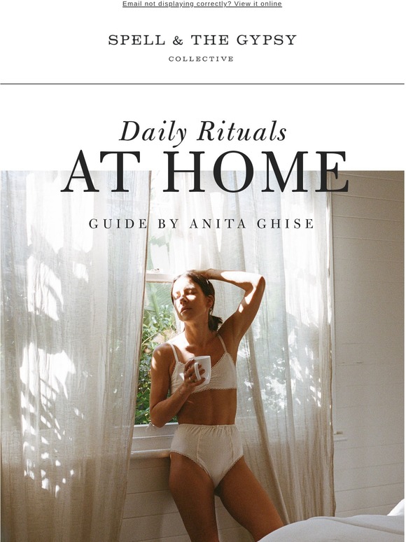 @anitaghise’s daily rituals at home