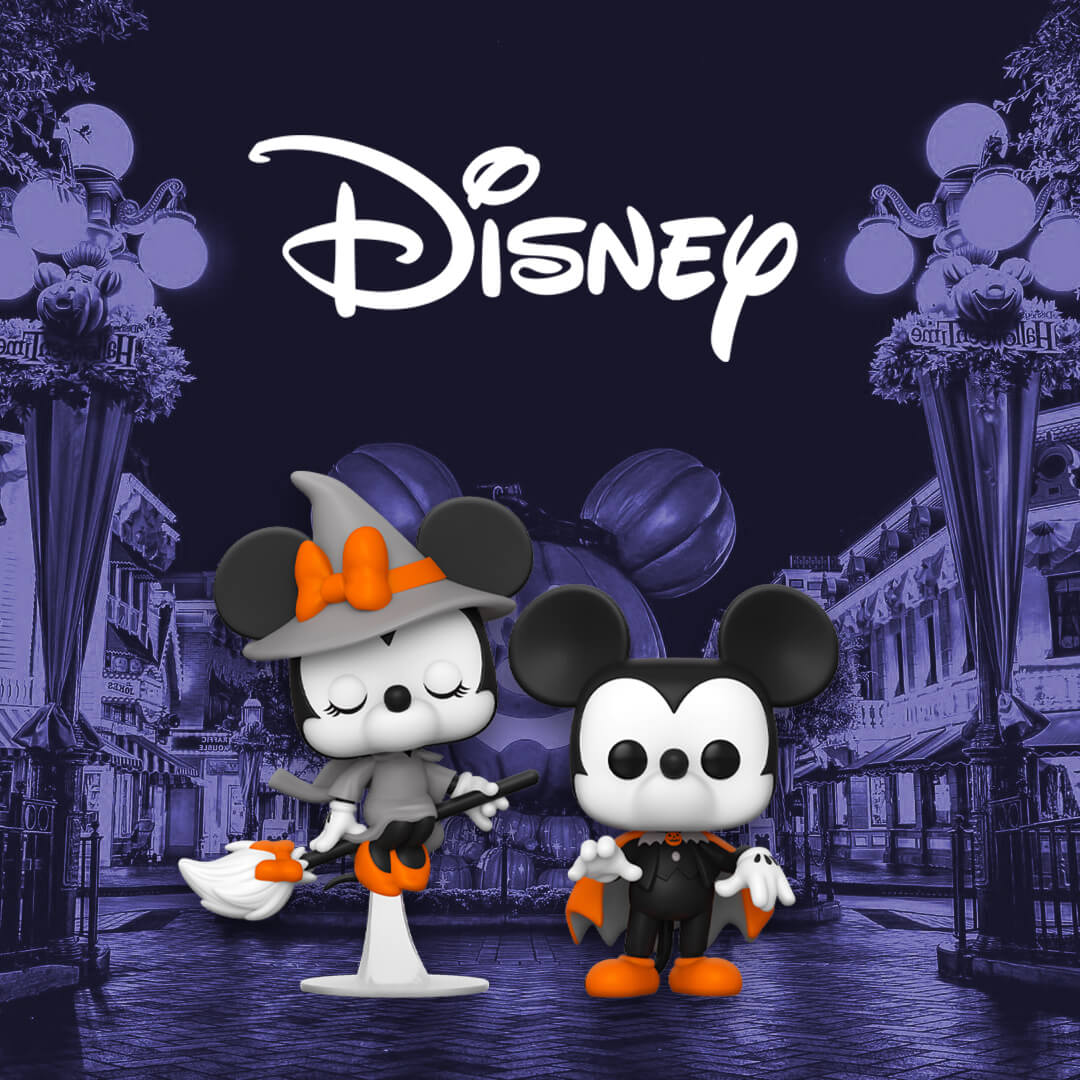funko pop halloween mickey and minnie