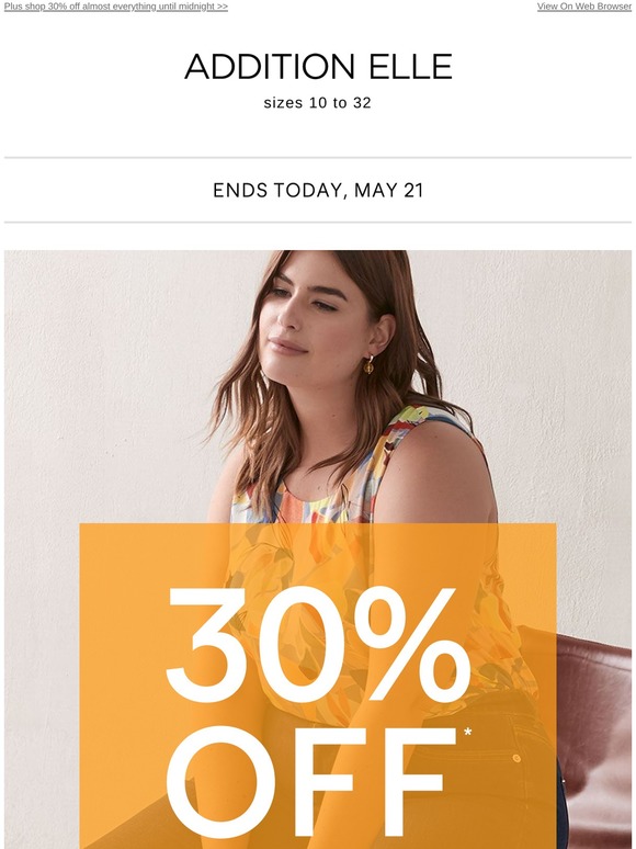Last day! 50% off selected styles!