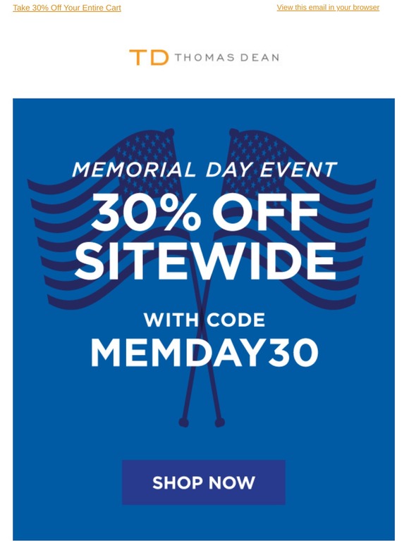 -get early access to our Memorial Day event.