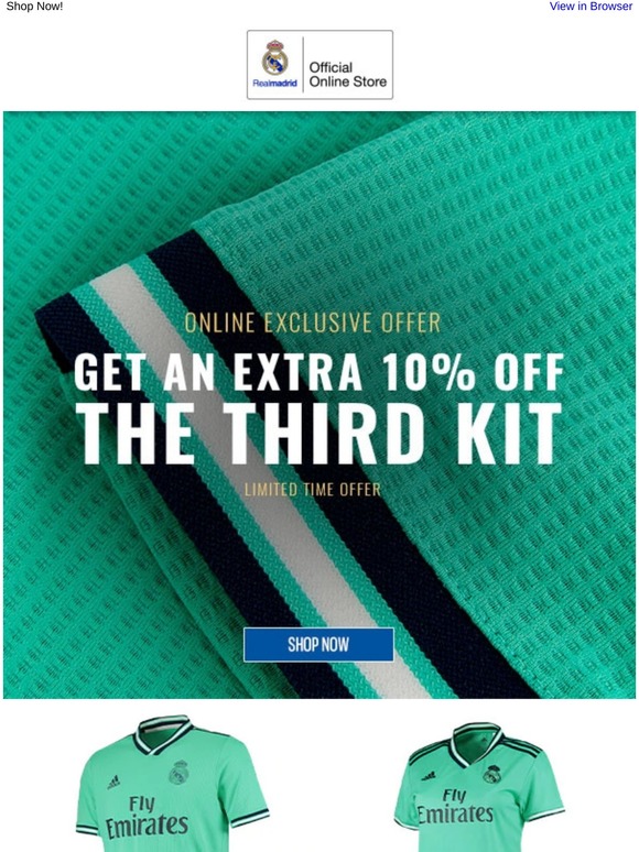 Get An EXTRA 10% Off The Third Kit!