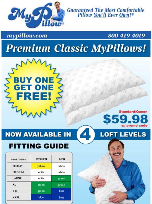 my pillow coupon code