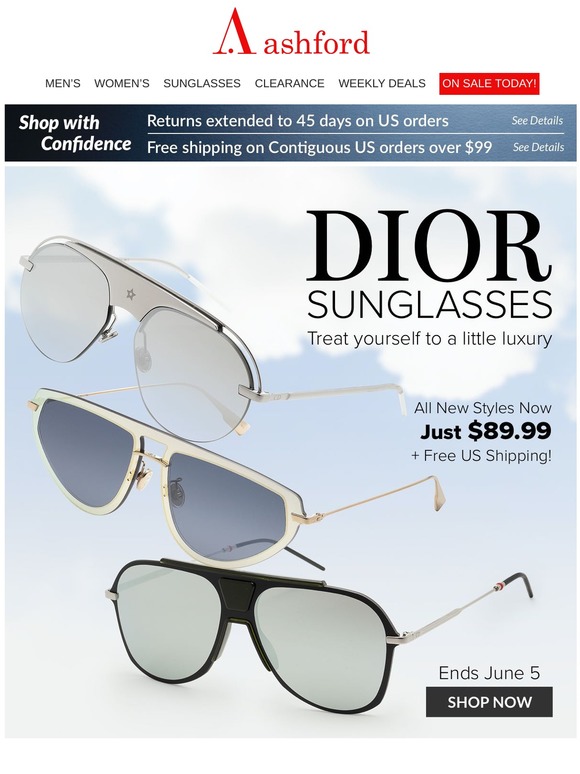 ashford dior sunglasses