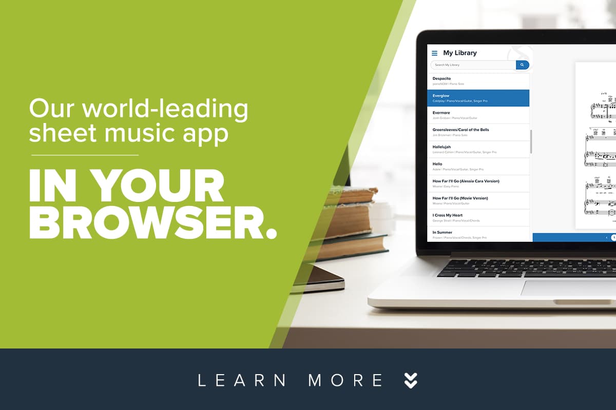 Digital Sheets in Your Browser with the Musicnotes Web App! Milled