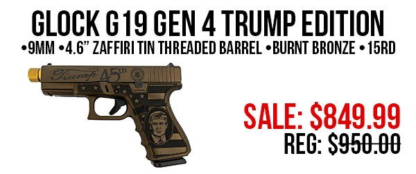 Glock G19 Gen 4 Trump edition