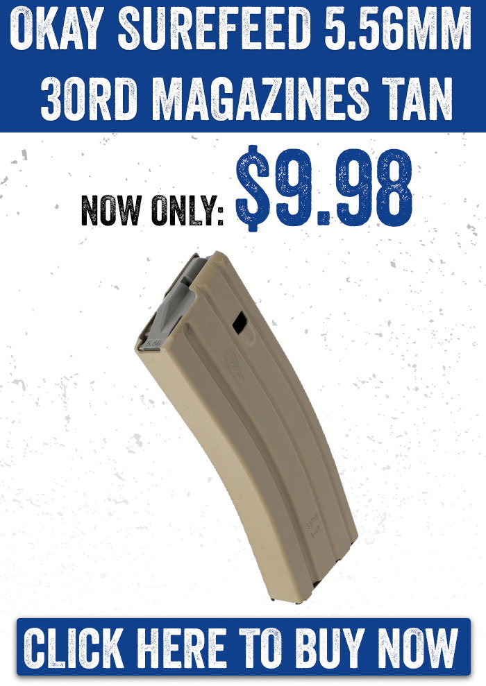 Botach FLASH SALE OKAY SureFeed 5 56mm 30rd Magazines Tan 9 98 