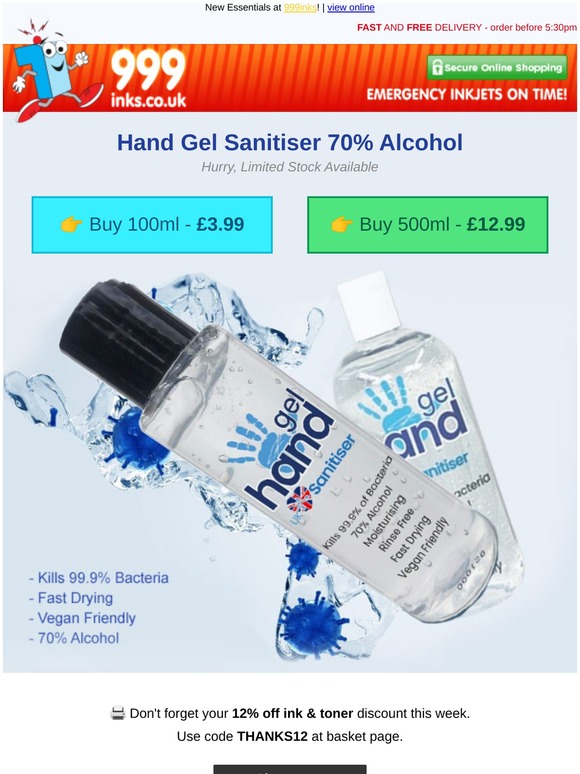 999 ink discount code