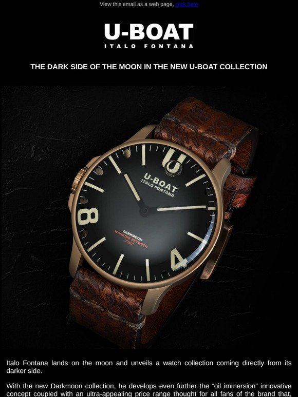 THE DARK SIDE OF THE MOON IN THE NEW U-BOAT COLLECTION