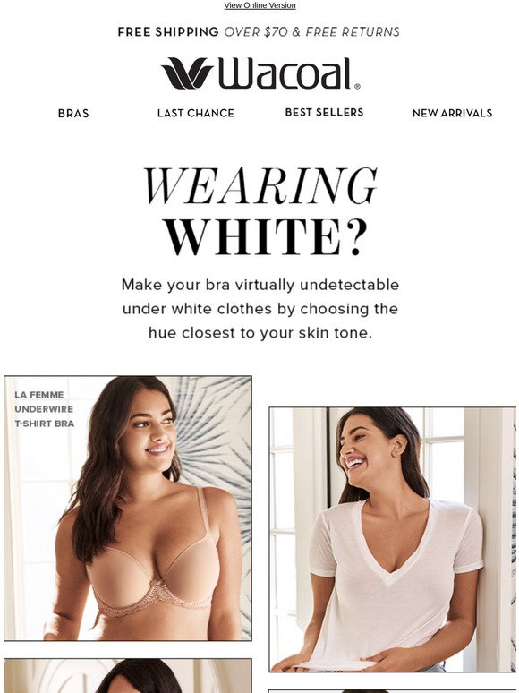 Wacoal The Right Bras to Wear Under White Milled