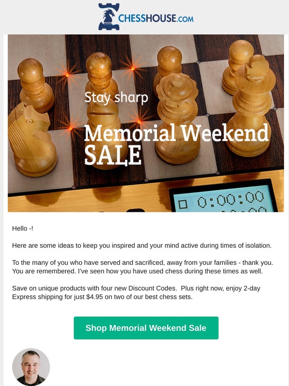 The Chess, Offre Staycation