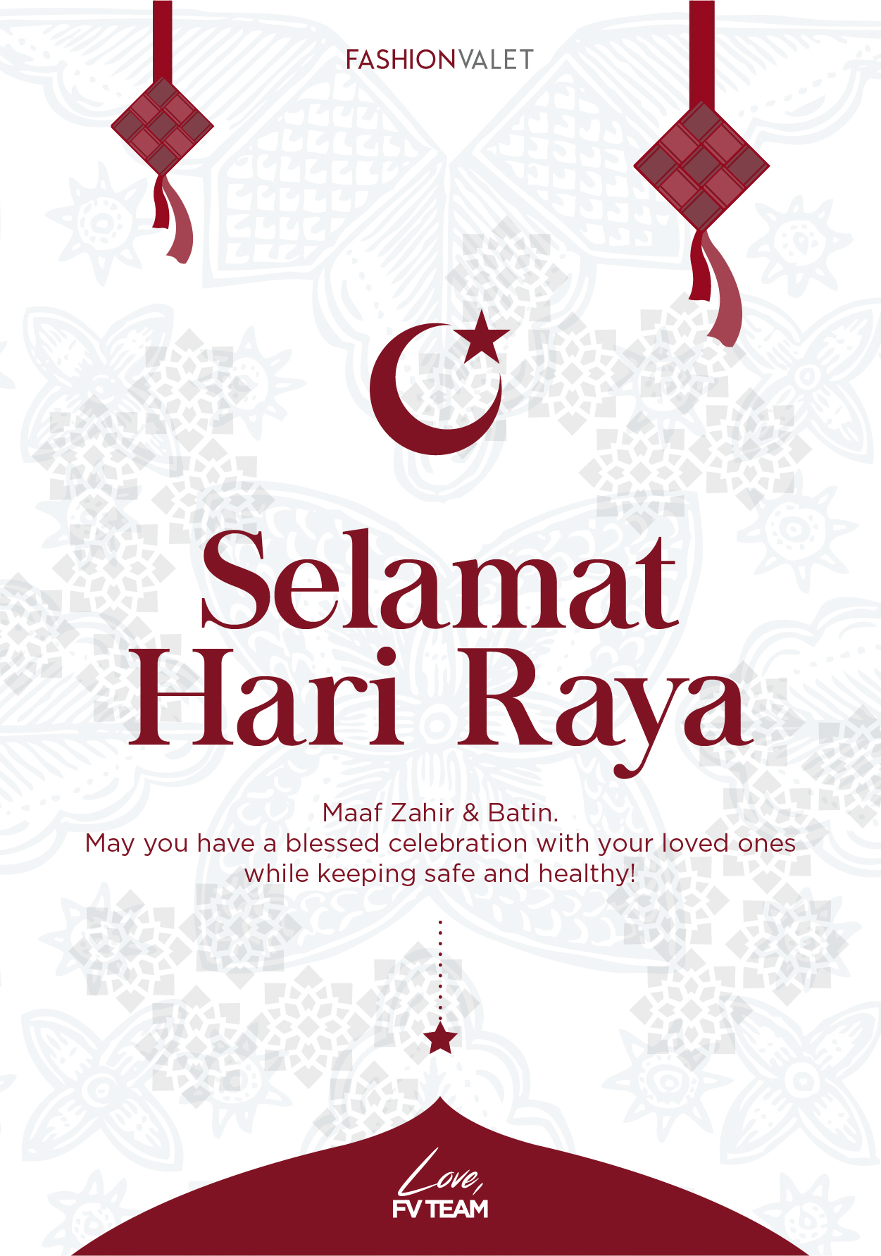 Fashion Valet FashionValet wishes you Selamat Hari Raya! 💚🎊 Milled